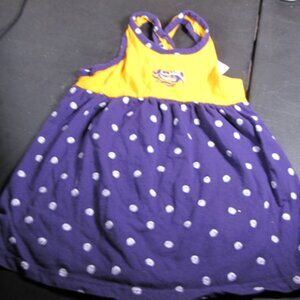 LSU Sun Dress by Rivalry Threads Size 12 Month - Perfect for Visiting the Game